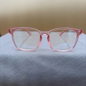 TIJN Blue Light Blocking Glasses Women 53mm Pink Excellent Geek Chic